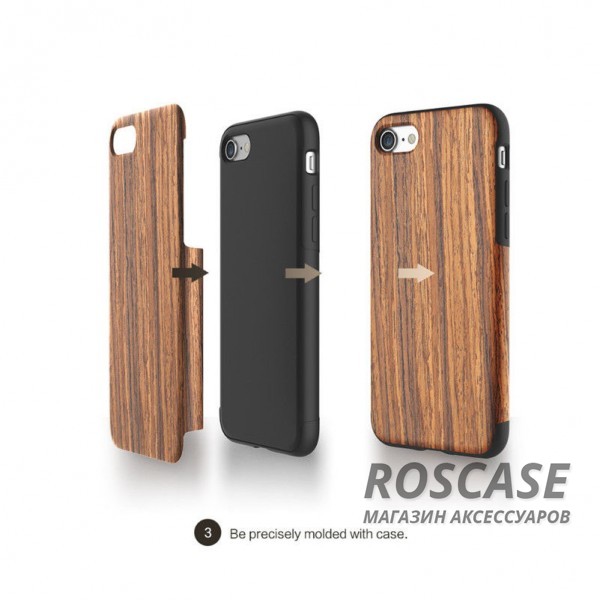 Фото Rosewood Rock Origin | Чехол для iPhone 7 Plus / 8 Plus с деревянным покрытием