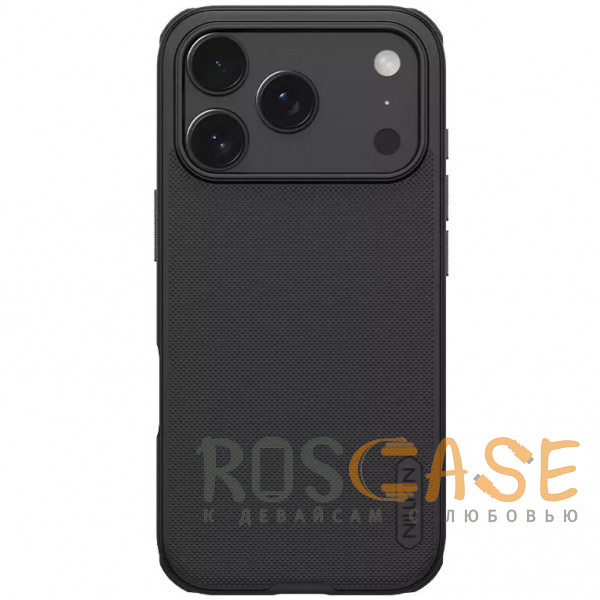 Фото Черный Nillkin Super Frosted Shield Pro | Матовый чехол из пластика и ТПУ для iPhone 17 Pro Max