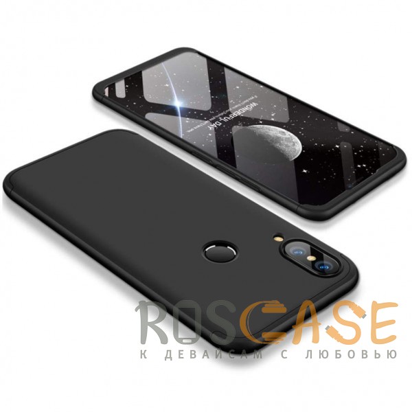 Фото Черный GKK LikGus 360° | Двухсторонний чехол для Huawei Nova 3 с защитными вставками