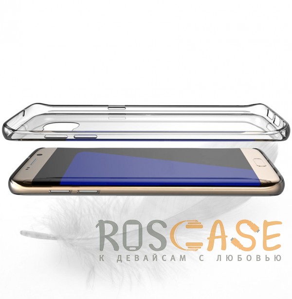 Фотография Прозрачный Ультратонкий силиконовый чехол для Samsung G935F Galaxy S7 Edge