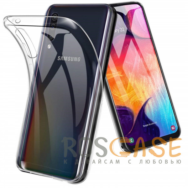 Фото Прозрачный силиконовый чехол для Samsung Galaxy A70