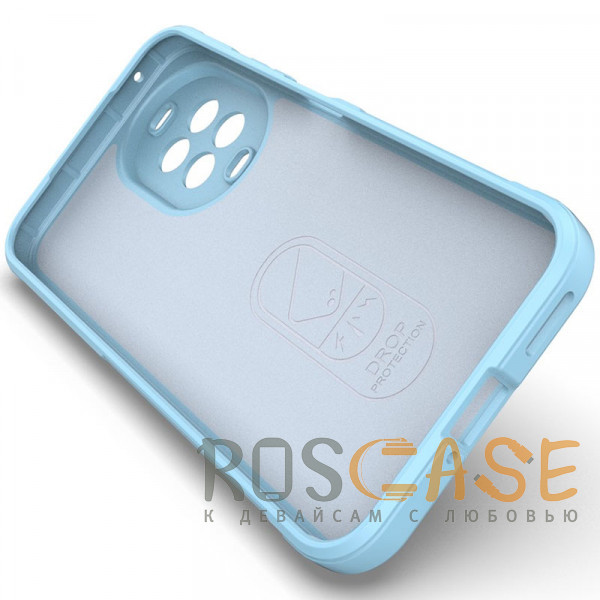 Изображение Голубой Flex Silicone | Противоударaный чехол для Huawei Nova 14 с защитой камеры и микрофиброй