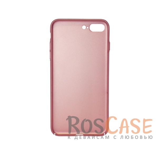Фотография Розовый Joyroom | Матовый soft-touch чехол для iPhone 7 Plus / 8 Plus с защитой торцов