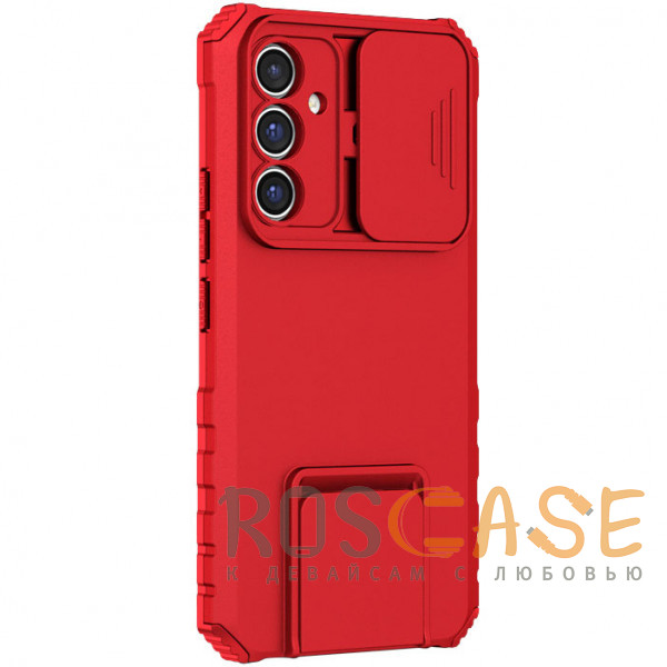 Изображение Красный CamShield Holder | Противоударный чехол-подставка для Samsung Galaxy S23 FE с защитой камеры