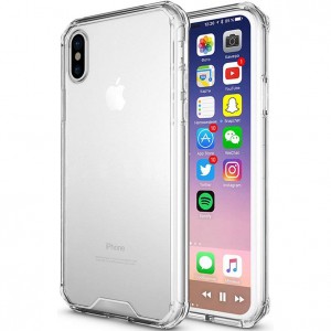 King Kong Armor | Противоударный прозрачный чехол для Apple iPhone XS Max (6.5") с дополнительной защитой углов