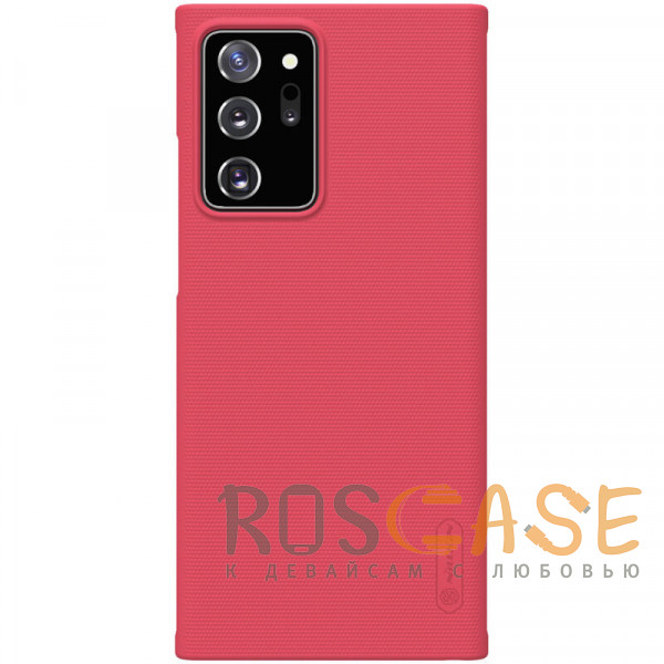 Фото Красный Nillkin Super Frosted Shield | Матовый пластиковый чехол для Samsung Galaxy Note 20 Ultra