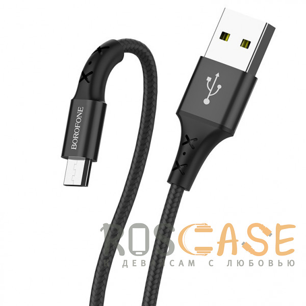 Изображение Черный Кабель Borofone BX20 Micro-USB 1м