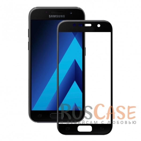 

Защитное стекло 3D на весь экран с закругленными краями для Samsung A520 Galaxy A5 (2017) (Черный)
