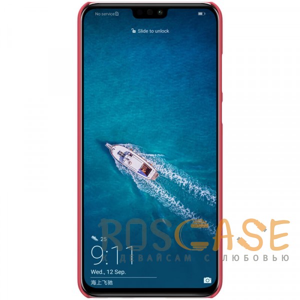 Фотография Красный Nillkin Super Frosted Shield | Матовый чехол для Huawei Honor 8X Max