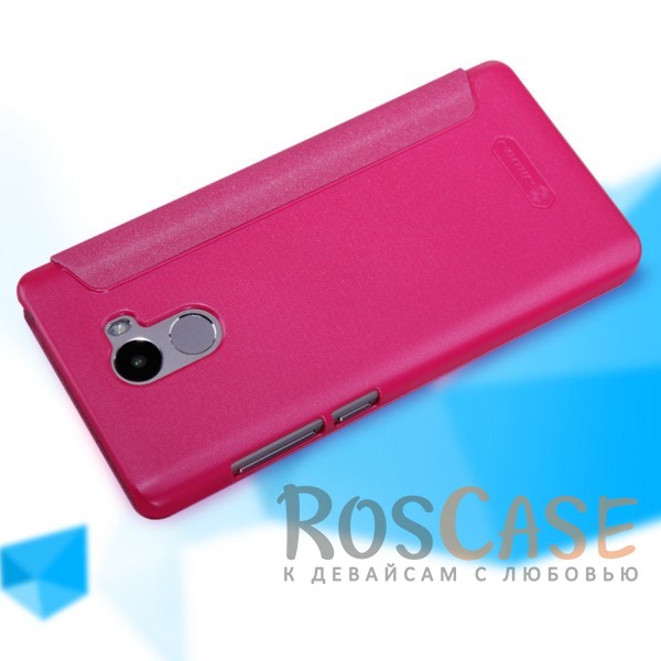 Фотография Розовый Nillkin Sparkle | Чехол-книжка с окошком для Xiaomi Redmi 4