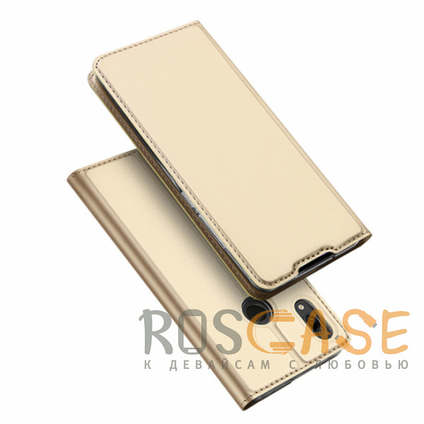 Фото Золотой Чехол-книжка Dux Ducis с карманом для Xiaomi Redmi Note 7 (Pro) / 7s