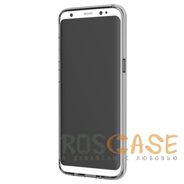 Фото Черный / Transparent black Rock Pure | Ультратонкий чехол для Samsung G955 Galaxy S8 Plus из прозрачного пластика