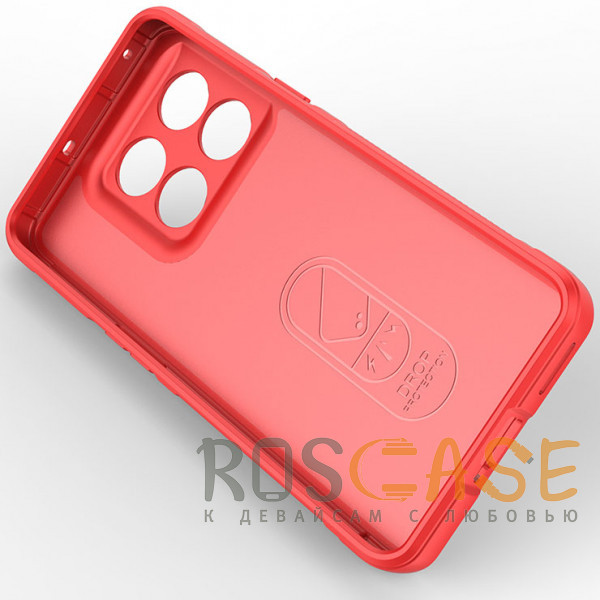 Изображение Красный Flex Silicone | Противоударный чехол для OnePlus 10T / Ace Pro с защитой камеры и микрофиброй