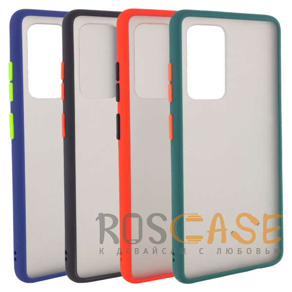 Фото Противоударный матовый полупрозрачный чехол для Samsung Galaxy S20 Ultra