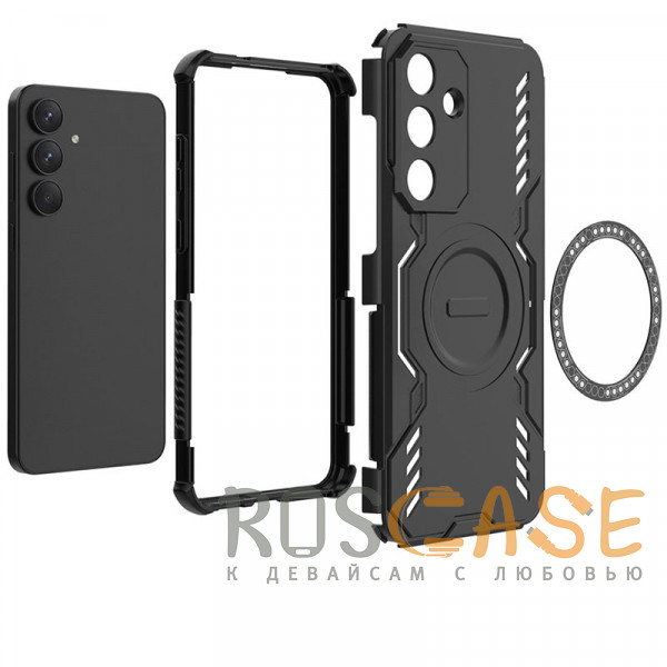 Фото Красный Mirage MagSafe | Противоударный чехол с поддержкой MagSafe для Samsung Galaxy S25 FE