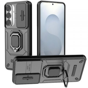 Transformer Ring Holder | Противоударный чехол с кольцом и шторкой камеры  для Samsung Galaxy S26