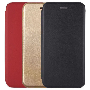 Open Color | Кожаный чехол-книжка для Samsung Galaxy S9 с функцией подставки и магнитом