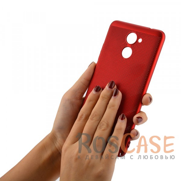 Фотография Красный MOFI Air | Пластиковый чехол для Huawei Y7 Prime с перфорацией