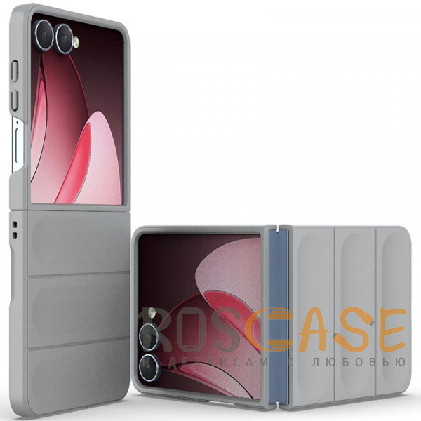 Фото Серый Flex Matte | Пластиковый чехол с Soft Touch покрытием для Samsung Galaxy Z Flip 8