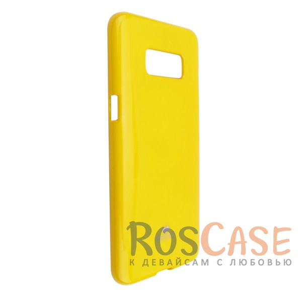 Фото Желтый Mercury Jelly Pearl Color | Яркий силиконовый чехол для для Samsung G950 Galaxy S8