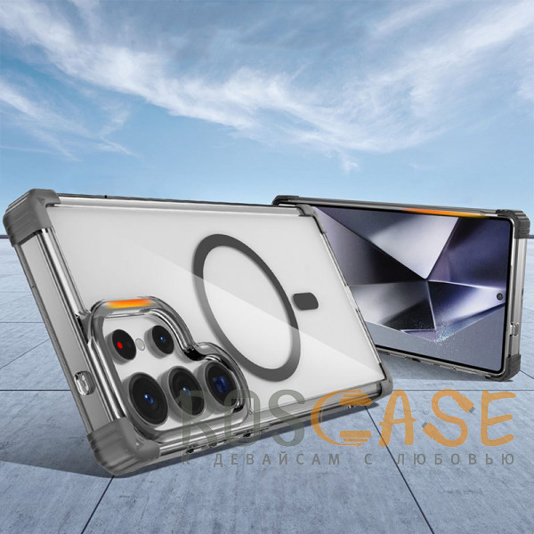 Фото Черный Nature Magnetic | Прозрачный противоударный чехол с поддержкой MagSafe для Samsung Galaxy S26 Ultra