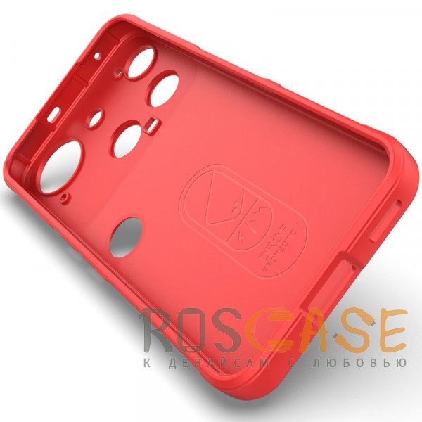 Изображение Красный Flex Silicone | Противоударный чехол для Nothing Phone 3 с защитой камеры и микрофиброй