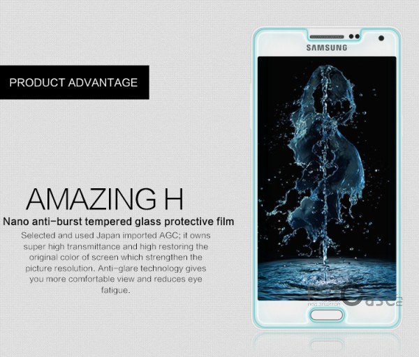 фото защитное стекло Nillkin Anti-Explosion Glass Screen (H) для Samsung A500 Galaxy A5 
