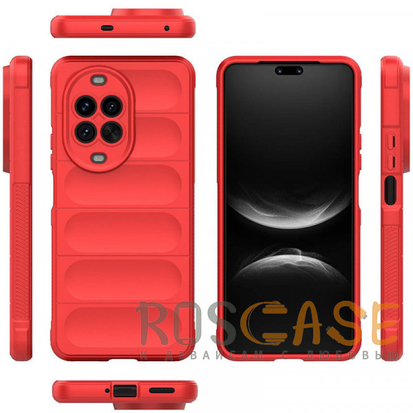 Фото Красный Flex Silicone | Противоударaный чехол для Huawei Nova 14 Pro с защитой камеры и микрофиброй