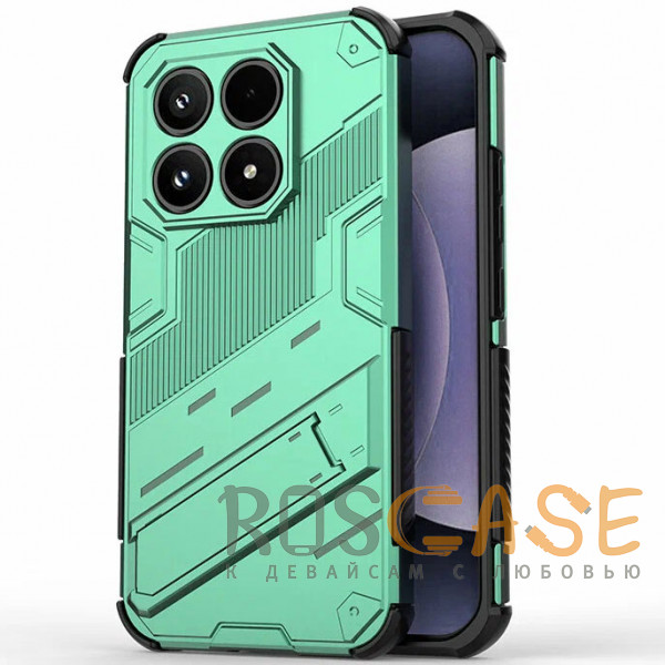 Фото Зеленый Megatron | Противоударный чехол-подставка для Xiaomi Mi 17 5G с защитой камеры