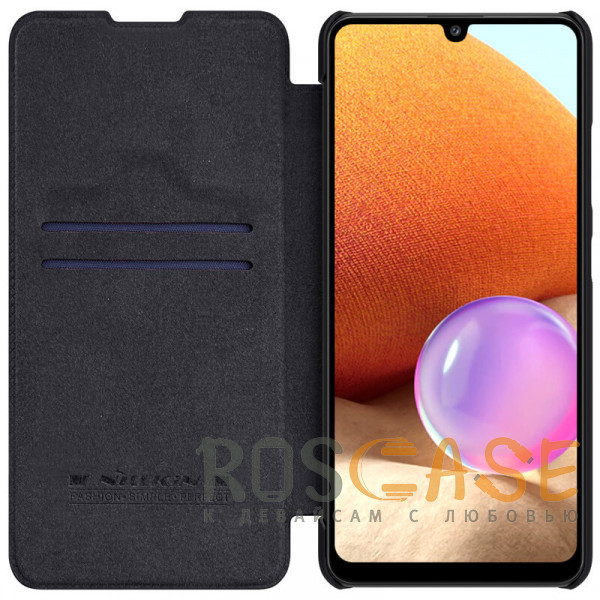 Фото Черный Nillkin Qin | Чехол-книжка из Premium экокожи для Samsung Galaxy A32 4G