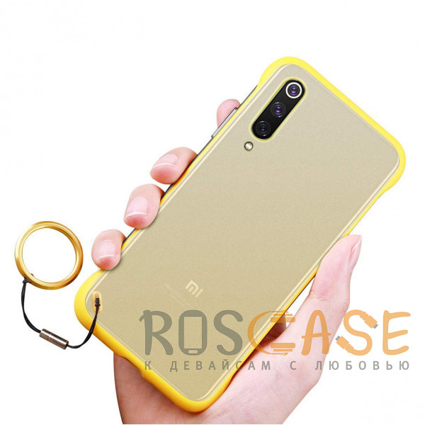 Фотография Желтый TPU+PC чехол Edge (+ кольцо) для Xiaomi Mi CC9 / Mi 9 Lite