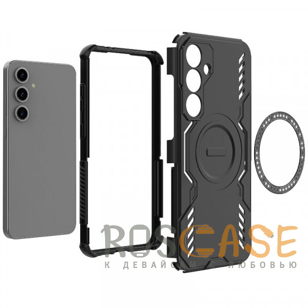 Фото Красный Mirage MagSafe | Противоударный чехол с поддержкой MagSafe для Samsung Galaxy S24 FE