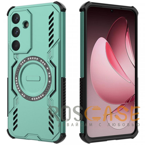Фото Зеленый Mirage MagSafe | Противоударный чехол с поддержкой MagSafe для Samsung Galaxy S25 FE