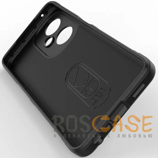 Изображение Черный Flex Silicone Противоударный чехол для OnePlus Nord CE 3 Lite с защитой камеры и микрофиброй