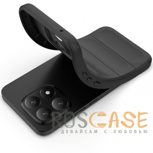 Фотография Черный Flex Silicone | Противоударный чехол для Xiaomi Mi 15T с защитой камеры и микрофиброй