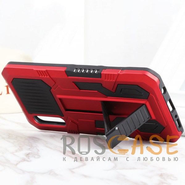 Фотография Красный Ironhide | Противоударный чехол-подставка для Xiaomi Redmi 9A
