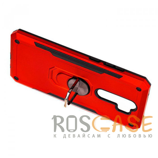 Фотография Красный Противоударный чехол SG Ring магнитный держатель для Xiaomi Redmi Note 8 Pro