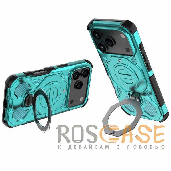 Фотография Голубой Magnus | Противоударный чехол с Magsafe для iPhone 17 Pro