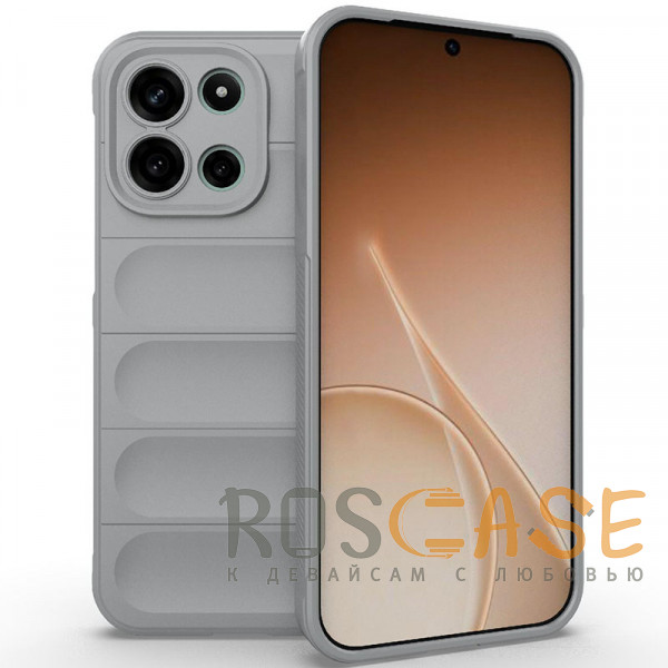 Фото Серый Flex Silicone | Противоударный чехол для OnePlus Nord 6 / CE 6 / Turbo 6 / 6V с защитой камеры