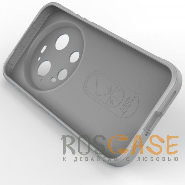 Изображение Серый Flex Silicone | Противоударный чехол для Xiaomi Mi 17 Ultra с защитой камеры и микрофиброй