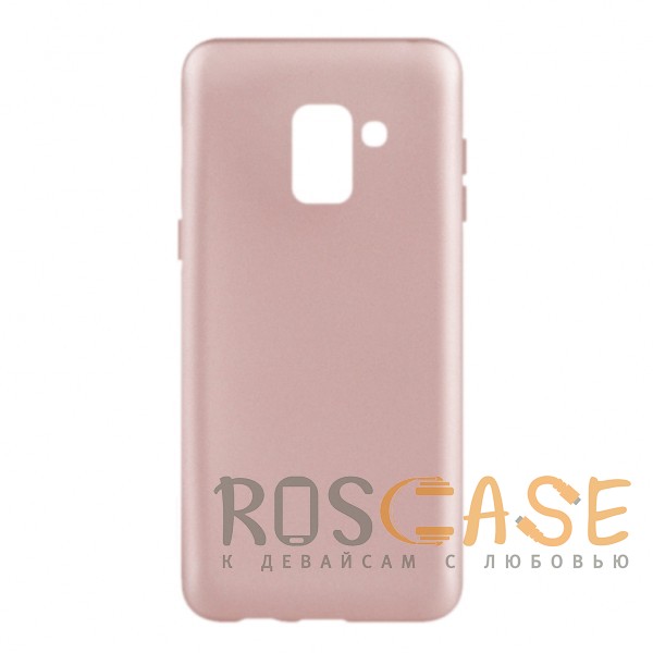 Фото Rose Gold J-Case THIN | Гибкий силиконовый чехол для Samsung A730 Galaxy A8+ (2018)
