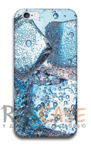 Фото Кубики льда Пластиковый чехол RosCase "ЛЕТО!" для iPhone 5C