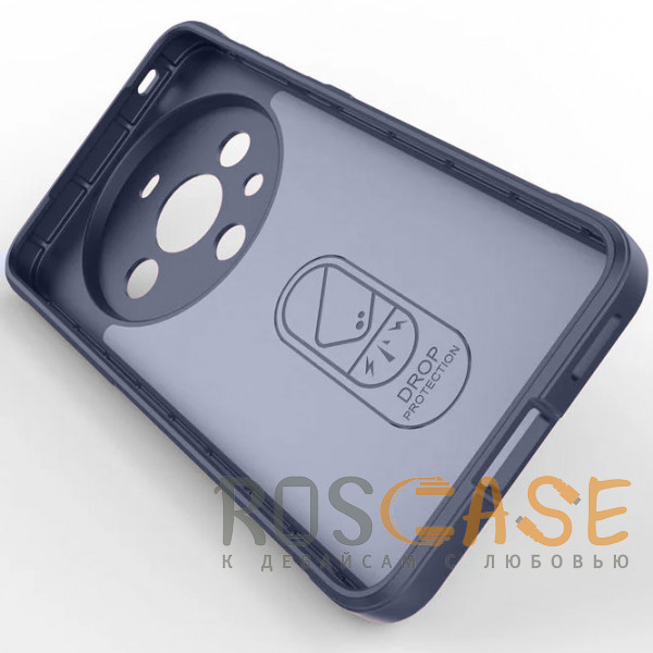 Изображение Темно-синий Flex Silicone | Противоударный чехол для Huawei Mate 60 Pro с защитой камеры и микрофиброй