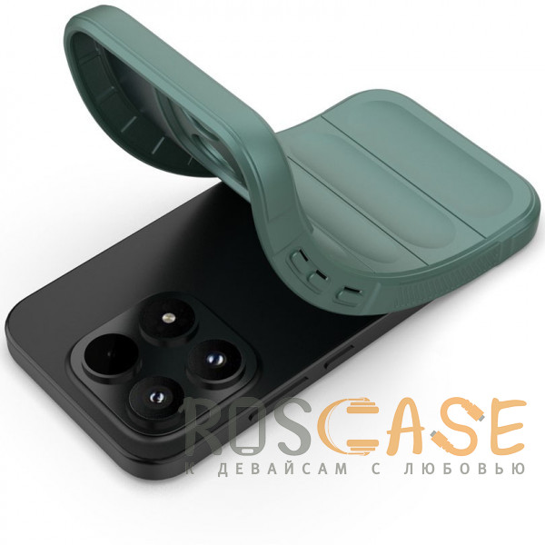 Фотография Зеленый Flex Silicone | Противоударный чехол для Xiaomi Mi 17 с защитой камеры и микрофиброй