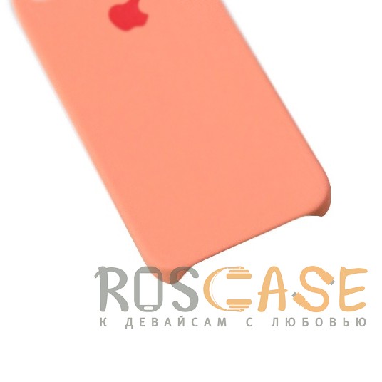 Фотография Персиковый Чехол Silicone Case для iPhone 5/5S