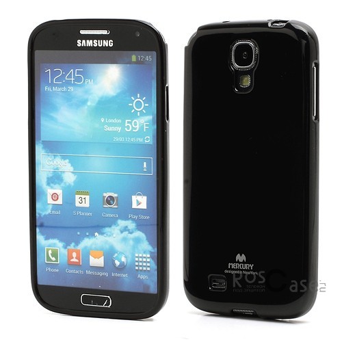 Фото Черный Mercury Jelly Pearl Color | Яркий силиконовый чехол для для Samsung i9500 Galaxy S4