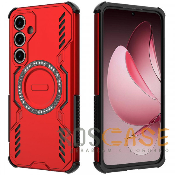 Фото Красный Mirage MagSafe | Противоударный чехол с поддержкой MagSafe для Samsung Galaxy S24 FE