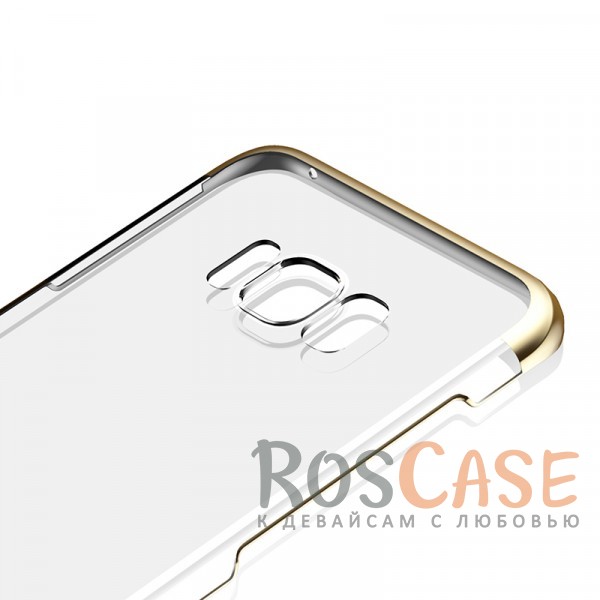 Фотография Золотой Baseus Glitter | Ультратонкий чехол для Samsung G950 Galaxy S8 с глянцевыми торцами
