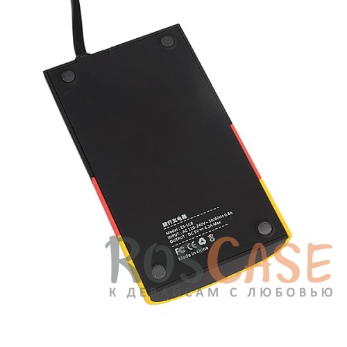 Фотография Черный / Желтый / Красный Earldom | Сетевое зарядное устройство 4-USB 5V 2.1A