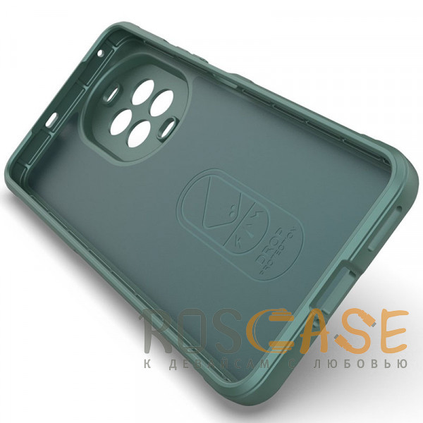 Изображение Зеленый Flex Silicone | Противоударaный чехол для Huawei Nova 14 Pro с защитой камеры и микрофиброй